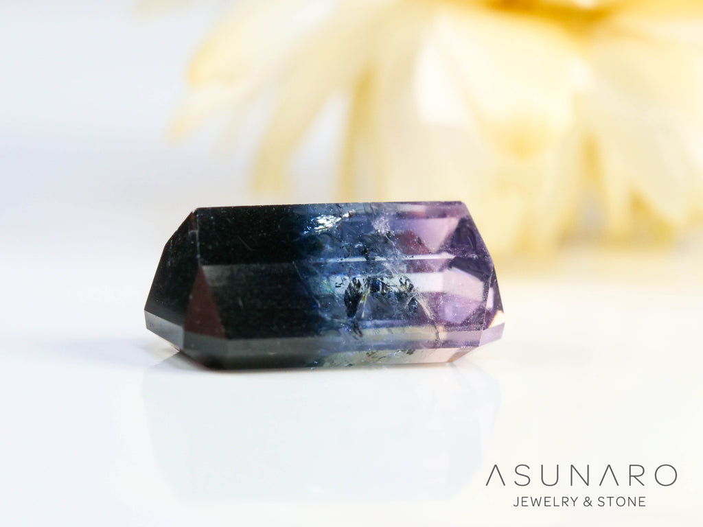 パーティーカラードトルマリン　エメラルドカット　アフガニスタン産　2.07ct【250203-2716】