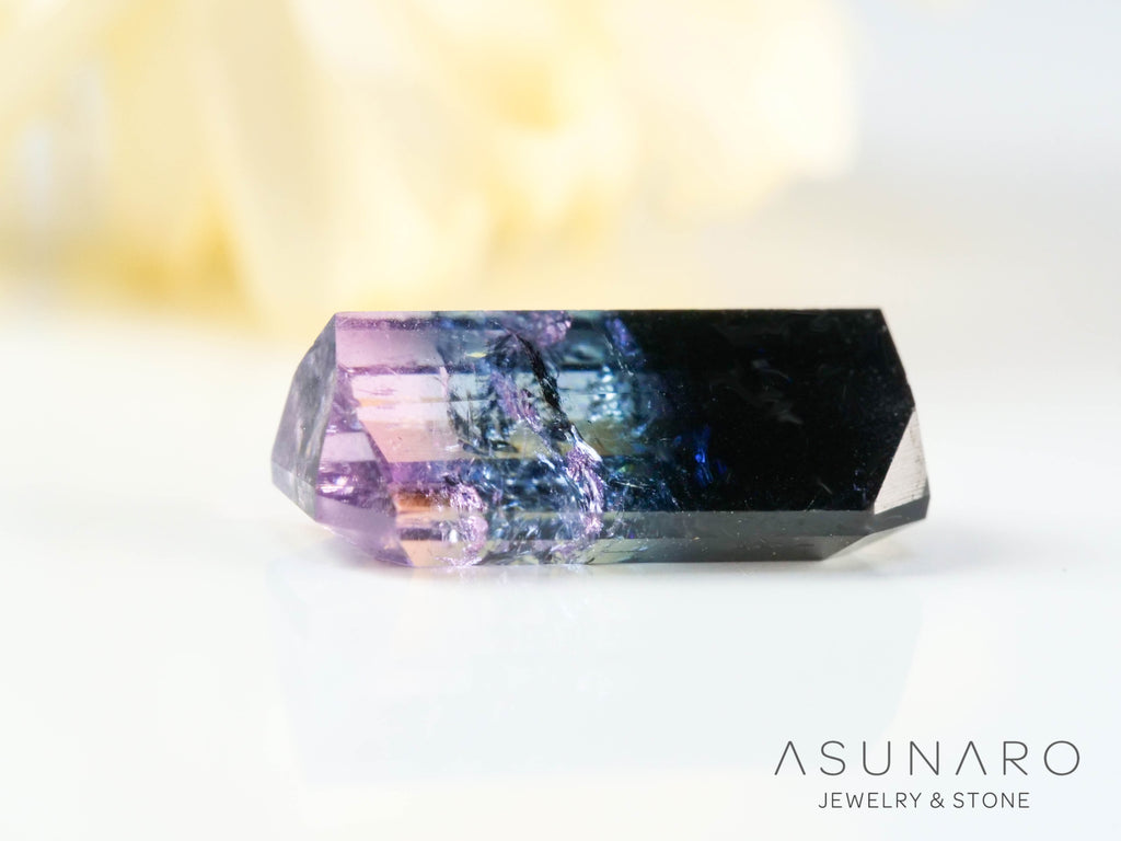 パーティーカラードトルマリン　エメラルドカット　アフガニスタン産　1.81ct【250203-2717】