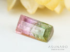 桜餅バイカラードトルマリン　スクエアカット　アフガニスタン産　0.69ct【250203-2720】