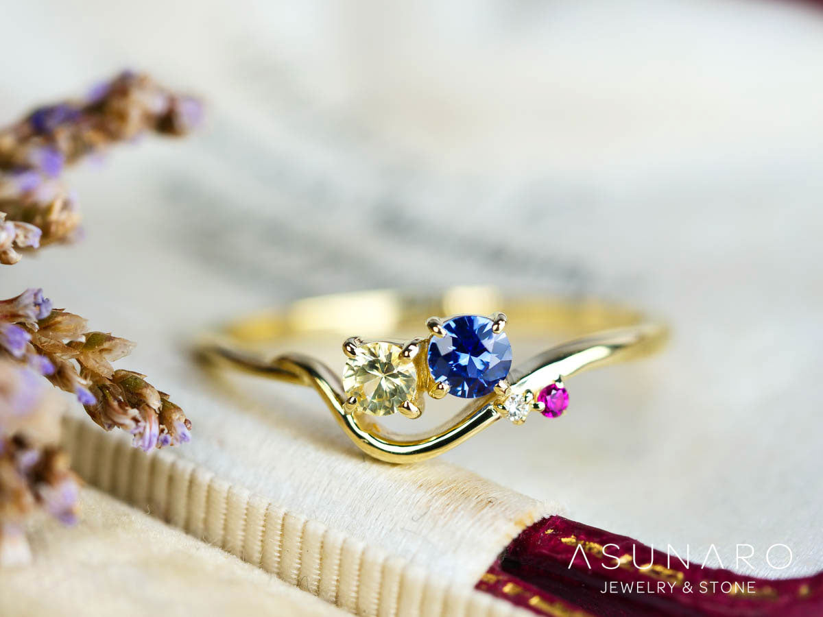 【お仕立て用】空枠番号：S89A　リング枠【オーダージュエリー用】