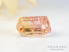 バイカラードトルマリン　エメラルドカット　アフガニスタン産　1.01ct【250203-2731】