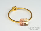 バイカラードトルマリン　エメラルドカット　アフガニスタン産　1.01ct【250203-2731】
