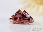 アプリコットカラートルマリン　トリリアントカット　アフガニスタン産　0.68ct【250205-2737】
