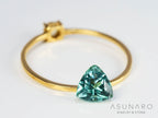 ブルートルマリン　トリリアントカット　アフガニスタン産　0.73ct【250205-2740】