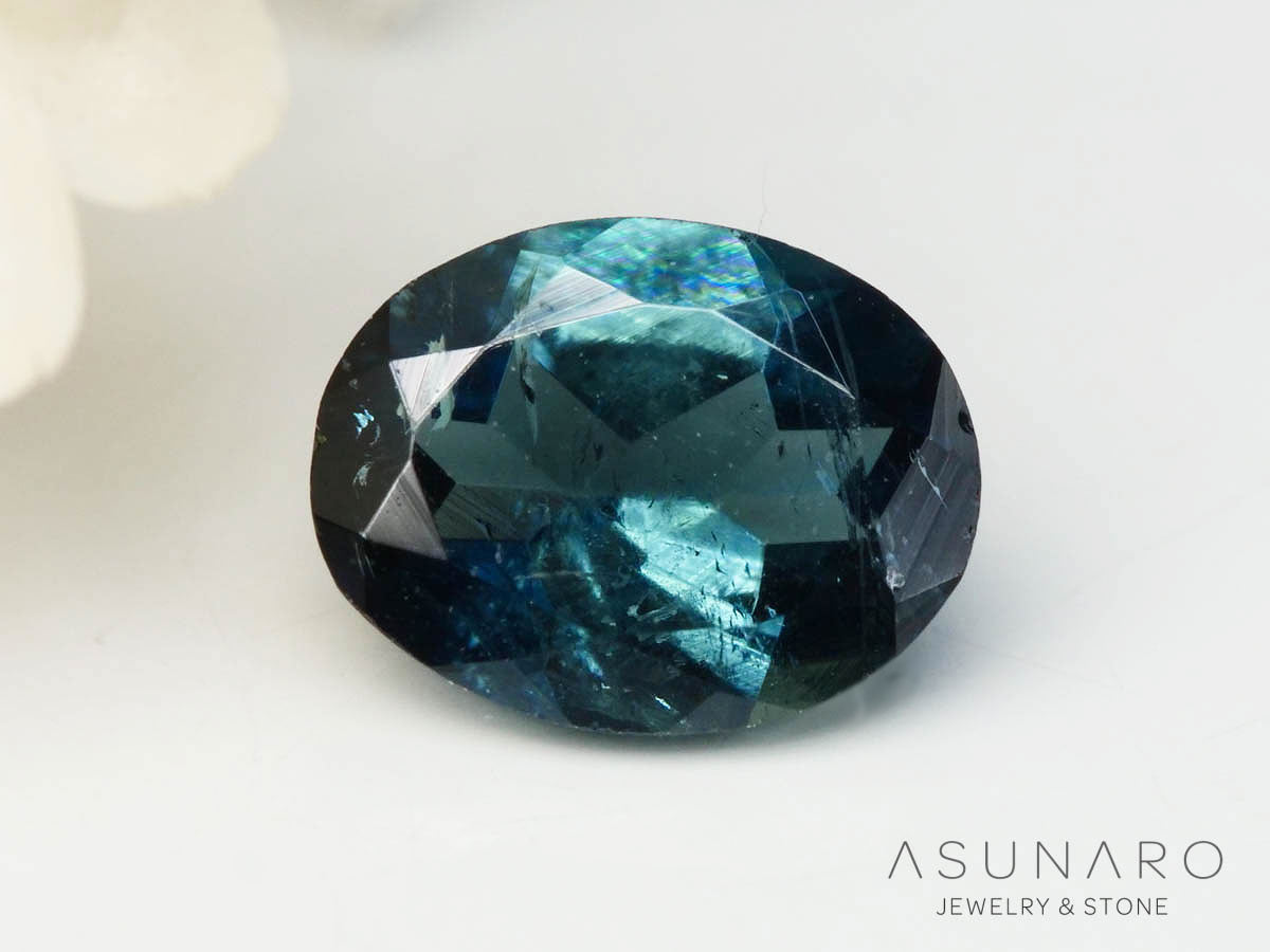 ブルートルマリン　オーバルカット　アフガニスタン産　0.37ct【250205-2742】