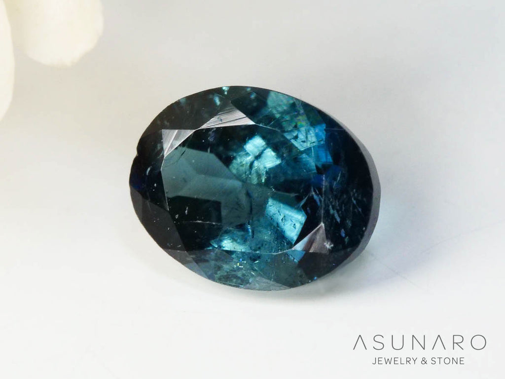ブルートルマリン　オーバルカット　アフガニスタン産　0.37ct【250205-2742】