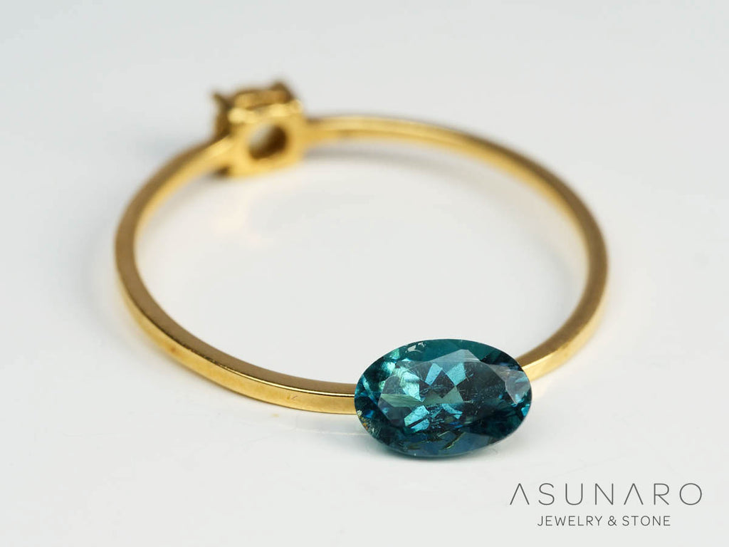 ブルートルマリン　オーバルカット　アフガニスタン産　0.54ct【250205-2743】