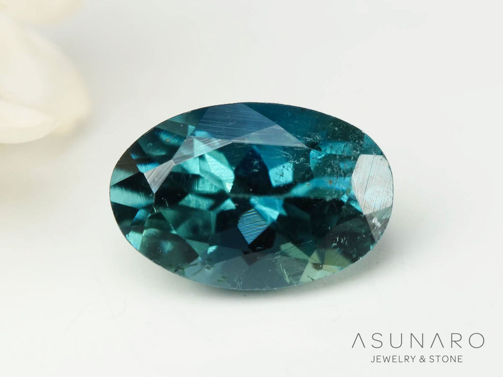 ブルートルマリン　オーバルカット　アフガニスタン産　0.49ct【250205-2744】
