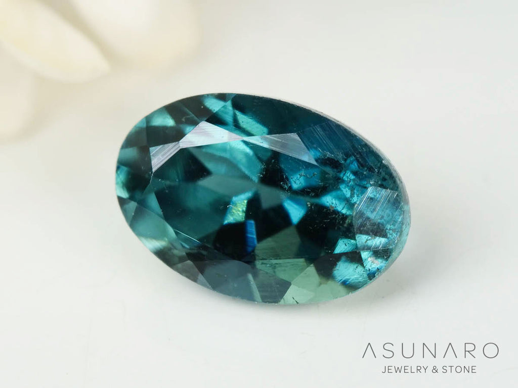 ブルートルマリン　オーバルカット　アフガニスタン産　0.49ct【250205-2744】