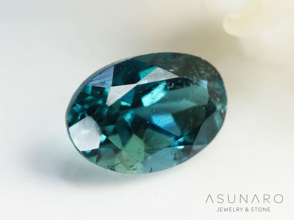 ブルートルマリン　オーバルカット　アフガニスタン産　0.49ct【250205-2744】