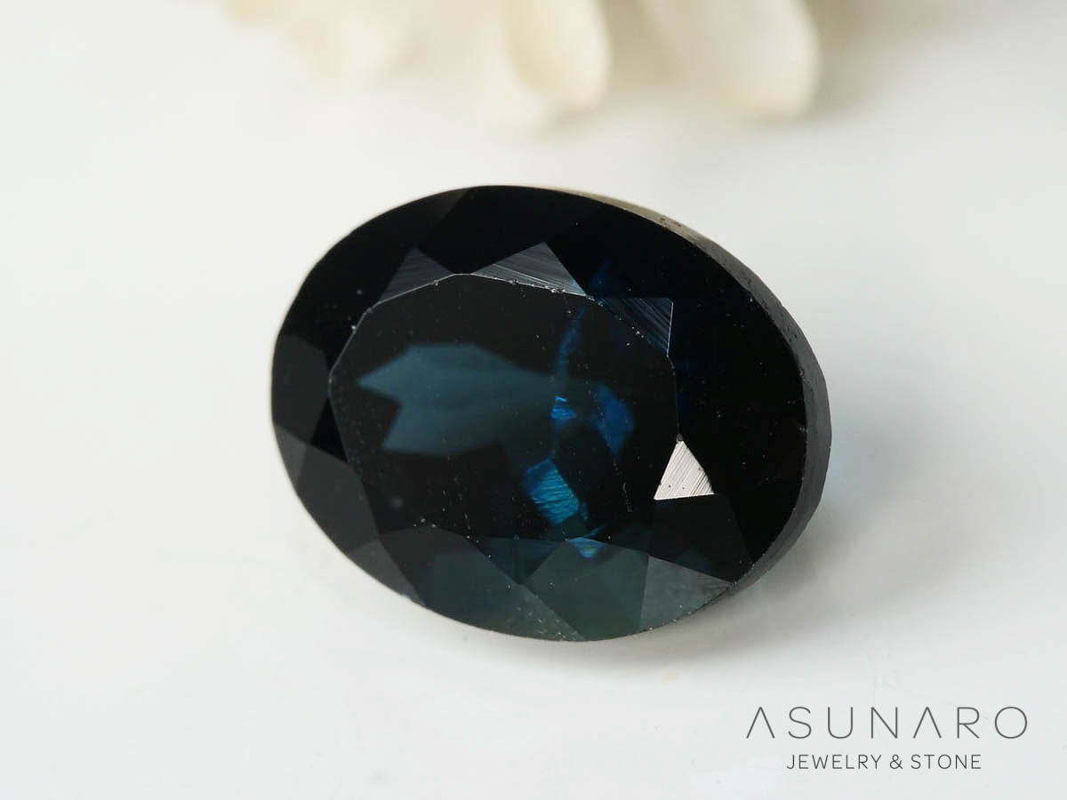 ディープブルートルマリン　オーバルカット　アフガニスタン産　1.69ct【250205-2745】