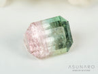 桜餅バイカラートルマリン 　エメラルドカット　アフガニスタン産 　0.67ct【250205-2752】