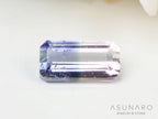 バイカラートルマリン 　エメラルドカット　アフガニスタン産 　0.18ct【250205-2761】