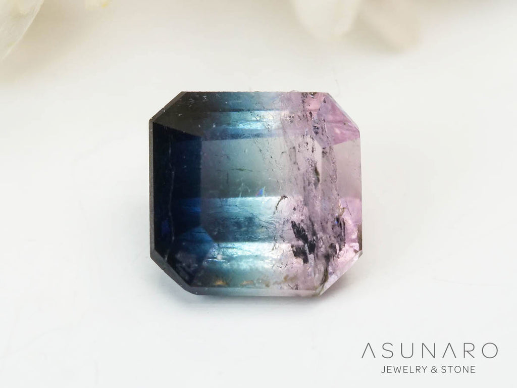 バイカラートルマリン 　エメラルドカット　アフガニスタン産 　0.31ct【250205-2762】