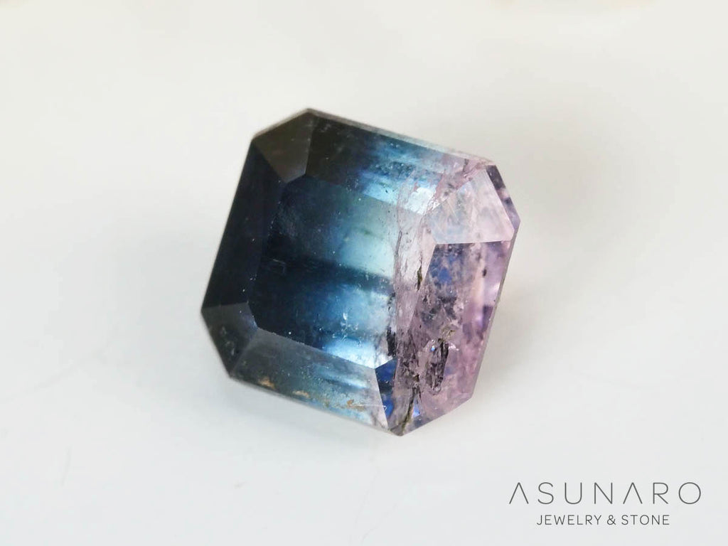 バイカラートルマリン 　エメラルドカット　アフガニスタン産 　0.31ct【250205-2762】