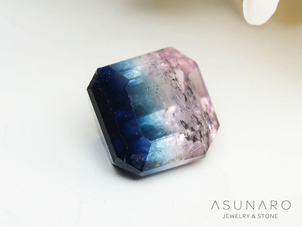 バイカラートルマリン 　エメラルドカット　アフガニスタン産 　0.31ct【250205-2762】