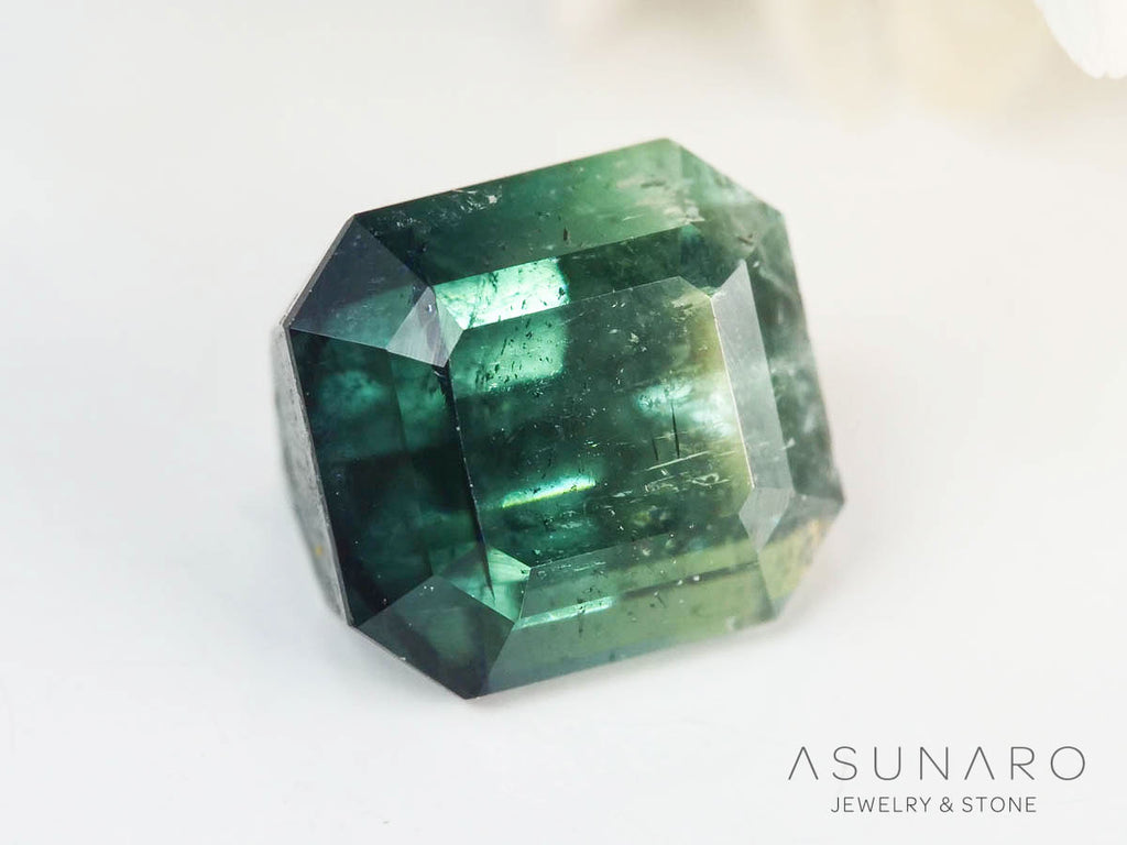 バイカラートルマリン 　エメラルドカット　アフガニスタン産 　0.89ct【250205-2770】