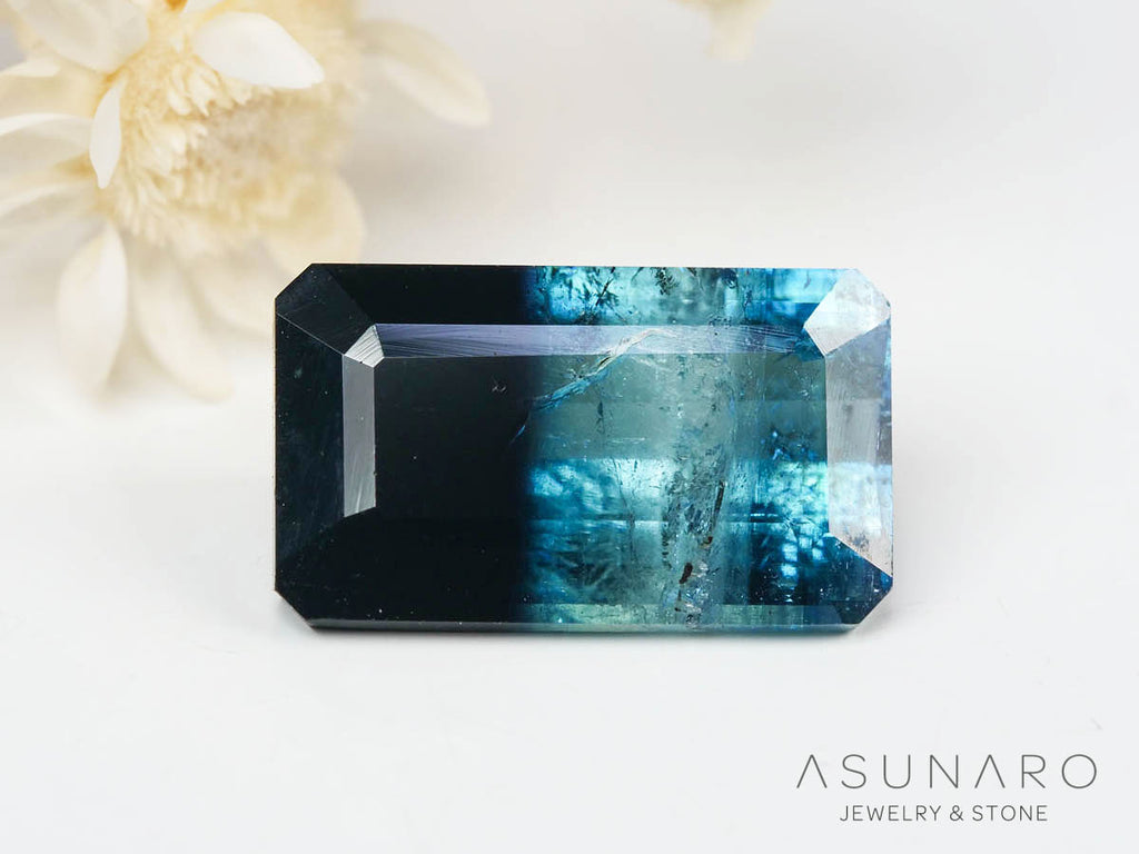 バイカラートルマリン 　エメラルドカット　アフガニスタン産 　3.32ct【250205-2771】