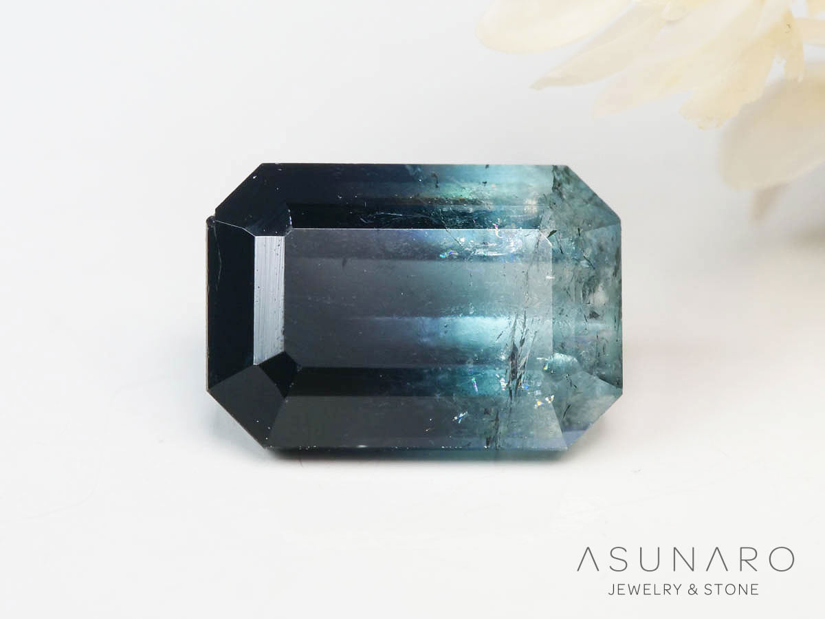 バイカラートルマリン 　エメラルドカット　アフガニスタン産 　1.27ct【250205-2778】