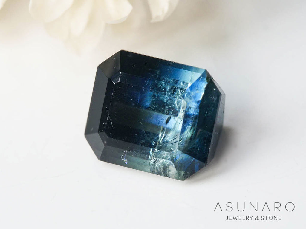 バイカラートルマリン 　エメラルドカット　アフガニスタン産 　1.45ct【250205-2779】