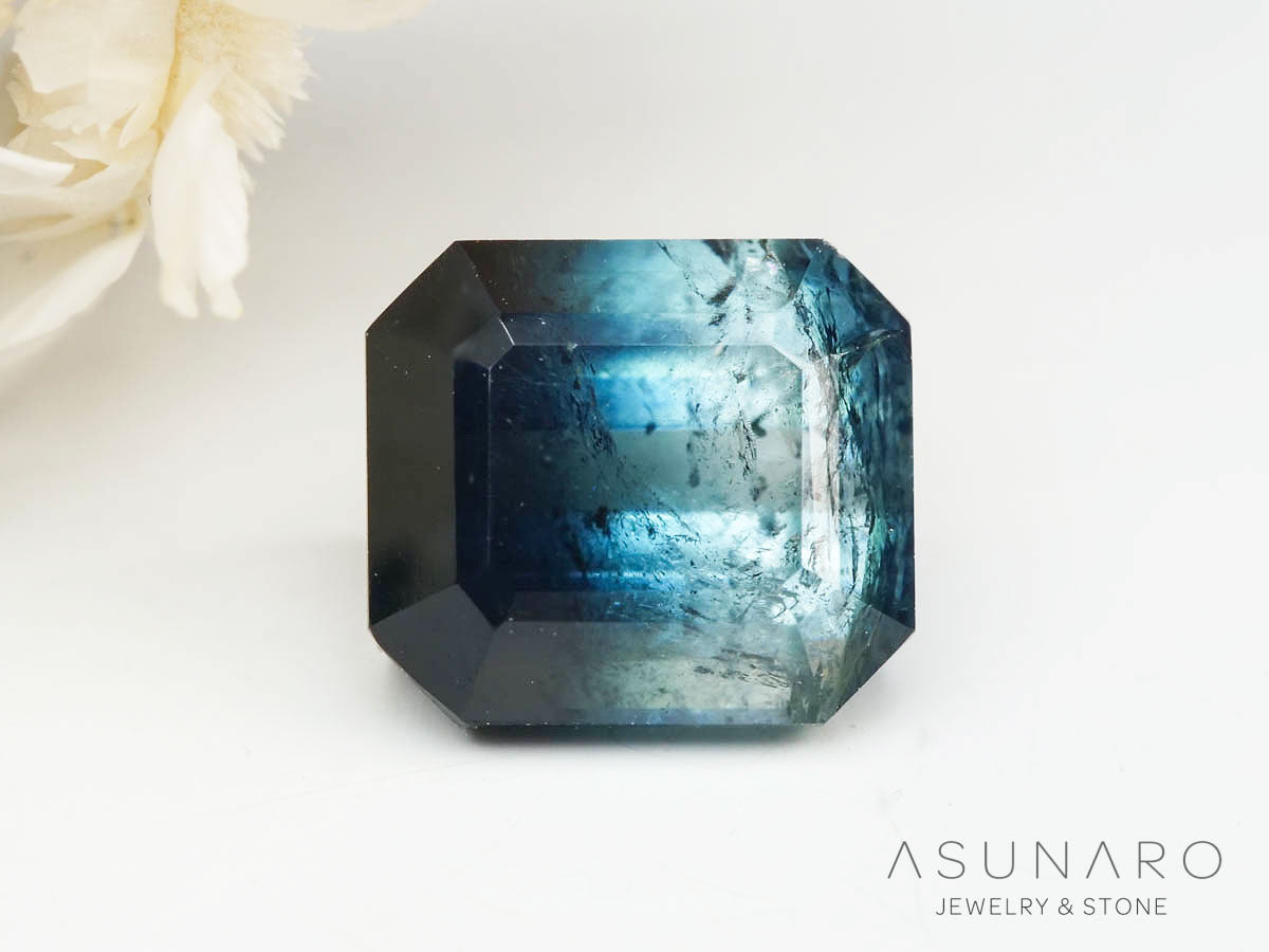 バイカラートルマリン 　エメラルドカット　アフガニスタン産 　1.42ct【250205-2780】