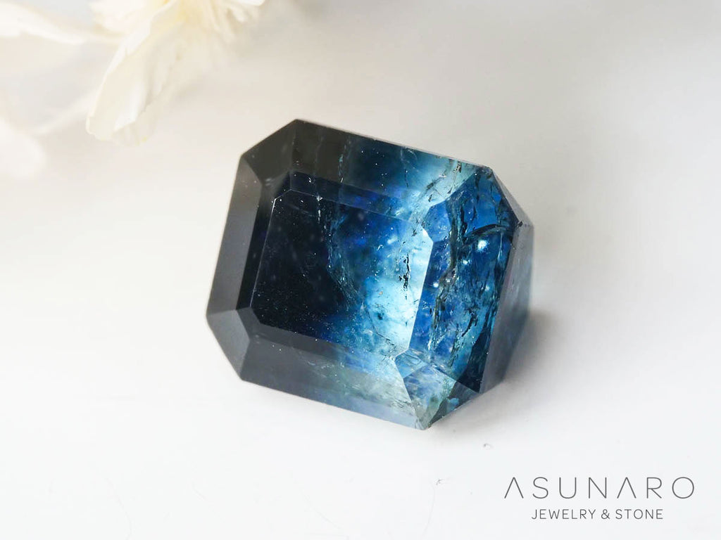 バイカラートルマリン 　エメラルドカット　アフガニスタン産 　1.42ct【250205-2780】