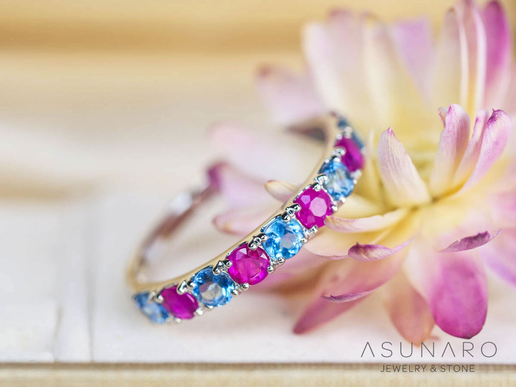 【お仕立て用】空枠番号：2817C　3mm用　リング枠　ハーフエタニティ【オーダージュエリー用】hpv