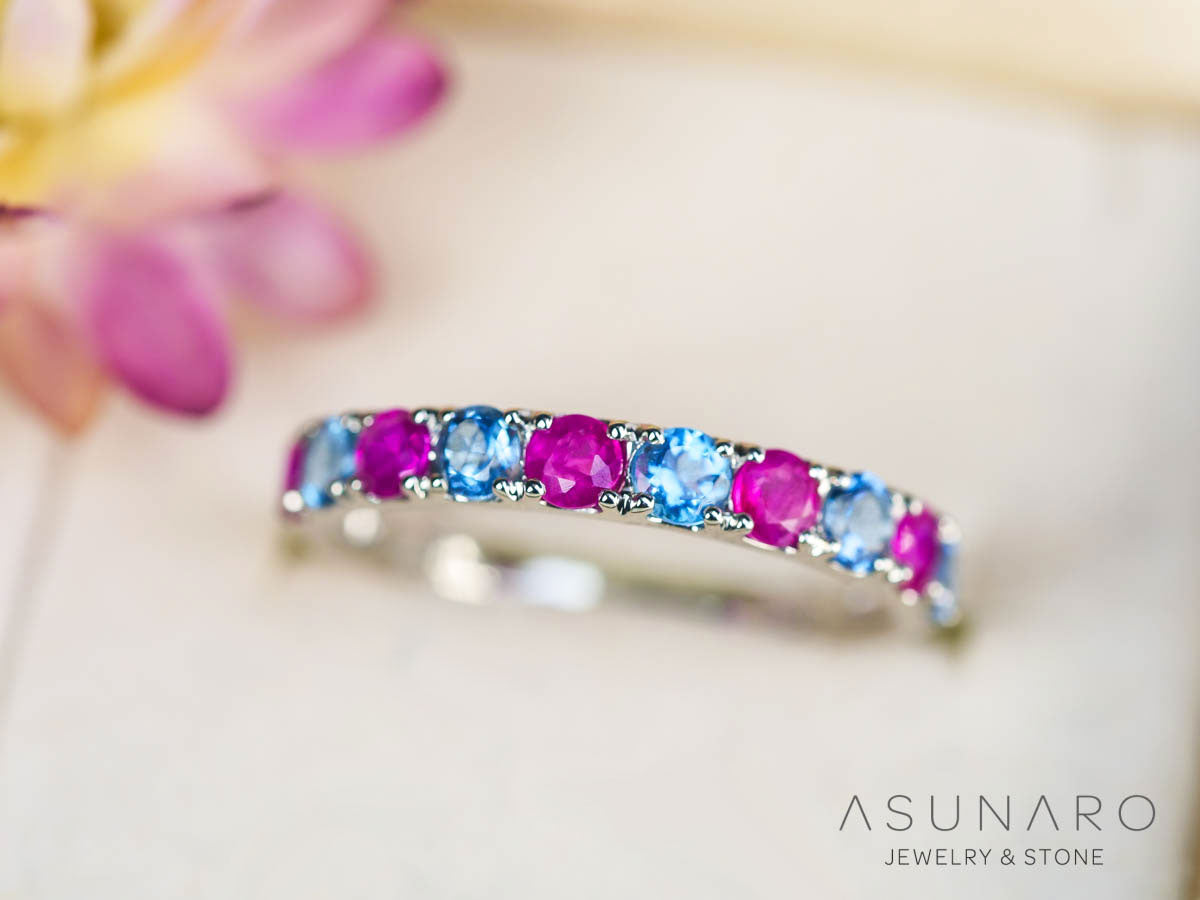 【お仕立て用】空枠番号：2817C　3mm用　リング枠　ハーフエタニティ【オーダージュエリー用】hpv