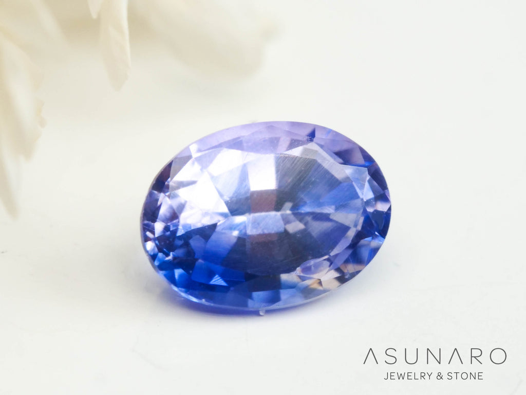 バイカラーサファイア 　オーバルカット　 スリランカ産　0.33ct【250210-2806】