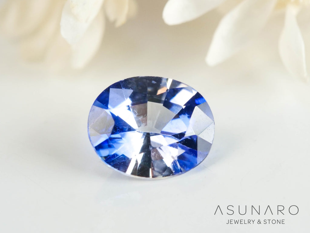 バイカラーサファイア 　オーバルカット　 スリランカ産　0.36ct【250210-2807】