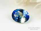 バイカラーサファイア 　オーバルカット　 スリランカ産　0.37ct【250210-2808】