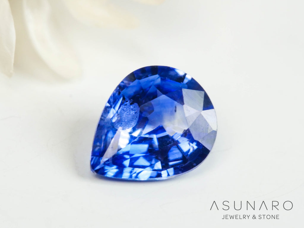 バイカラーサファイア  ペアシェイプ　スリランカ産　0.32ct【250210-2812】