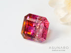 パーティーカラードトルマリン　エメラルドカット　アフガニスタン産　0.68ct【250313-2788】