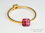 パーティーカラードトルマリン　エメラルドカット　アフガニスタン産　0.68ct【250313-2788】