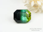 パーティーカラードトルマリン　エメラルドカット　アフガニスタン産　2.24ct【250313-2795】