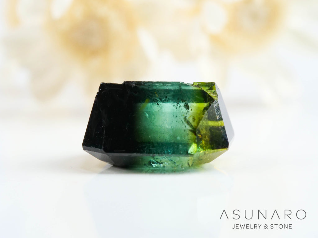 パーティーカラードトルマリン　エメラルドカット　アフガニスタン産　2.24ct【250313-2795】