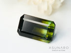 パーティーカラードトルマリン　エメラルドカット　アフガニスタン産　1.34ct【250313-2797】