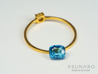 ブルートルマリン　ファンシーカット　アフガニスタン産　0.68ct【250409-2837】