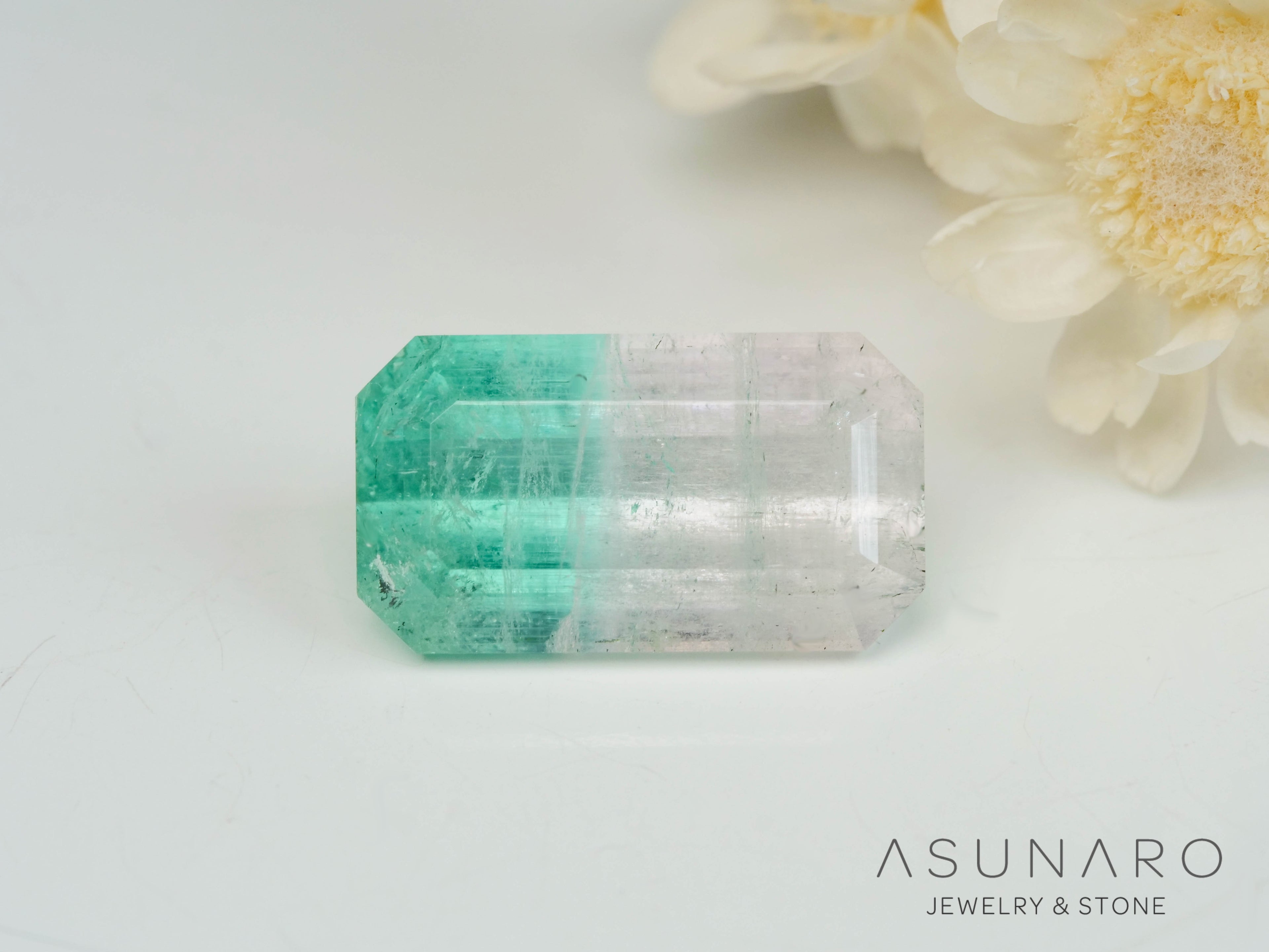 ティファニーカラートルマリン　エメラルドカット　アフガニスタン産　2.39ct【250409-2838】