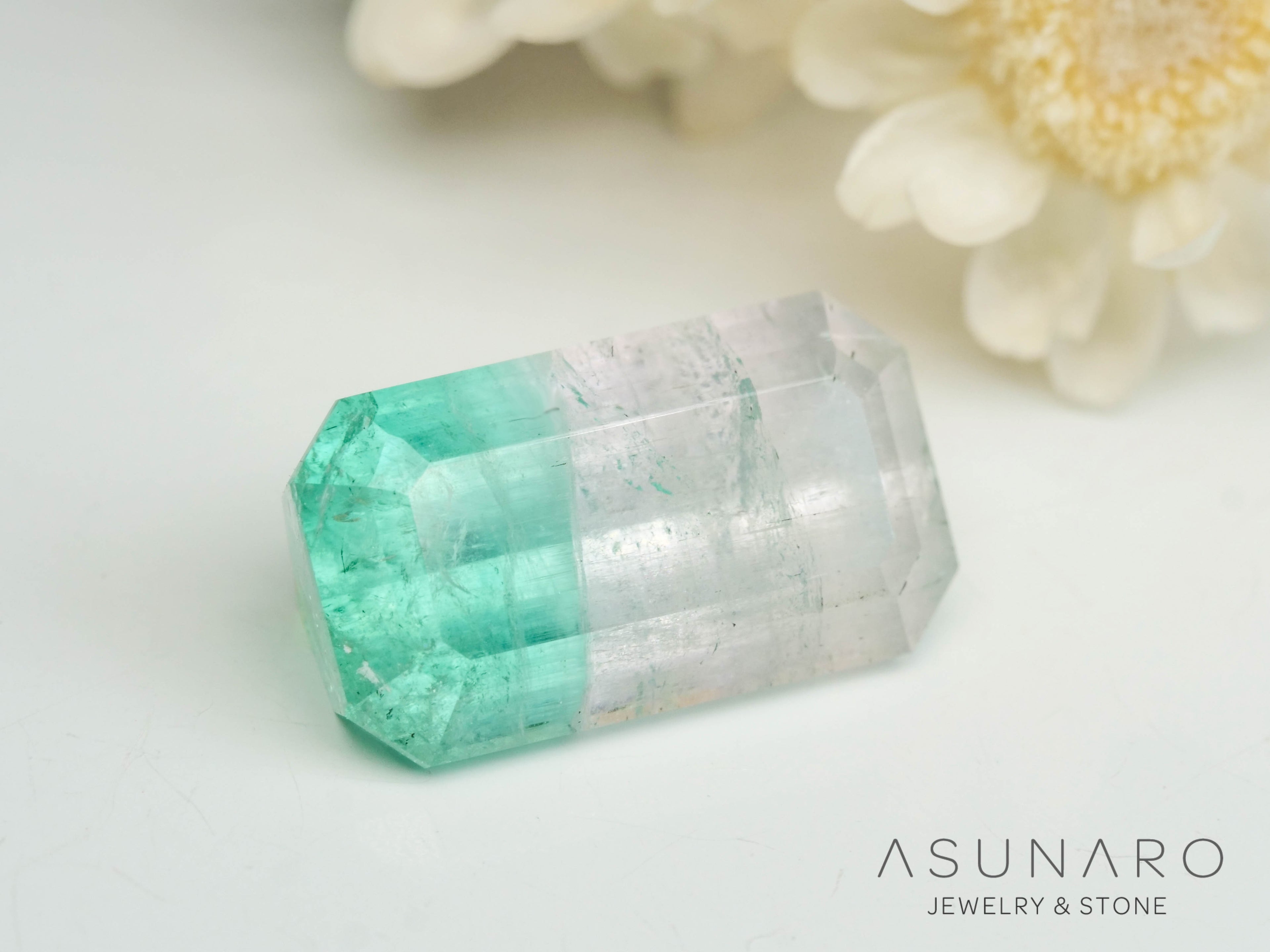 ティファニーカラートルマリン　エメラルドカット　アフガニスタン産　2.39ct【250409-2838】