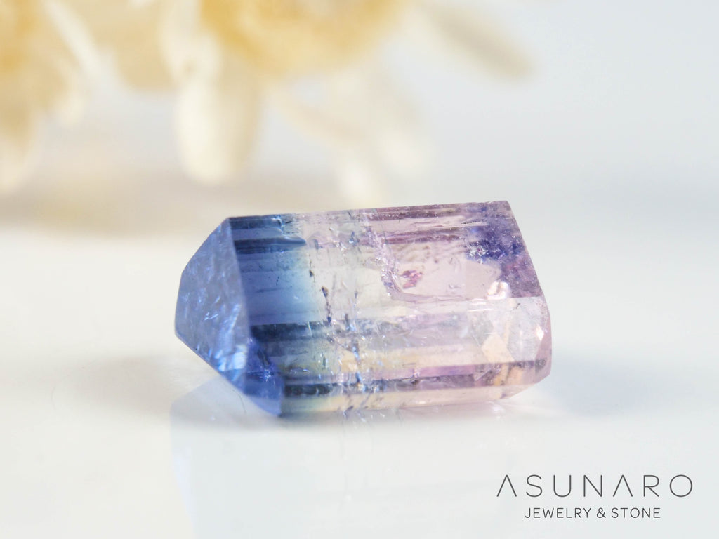 バイカラートルマリン　エメラルドカット　アフガニスタン産　1.74ct【250409-2852】