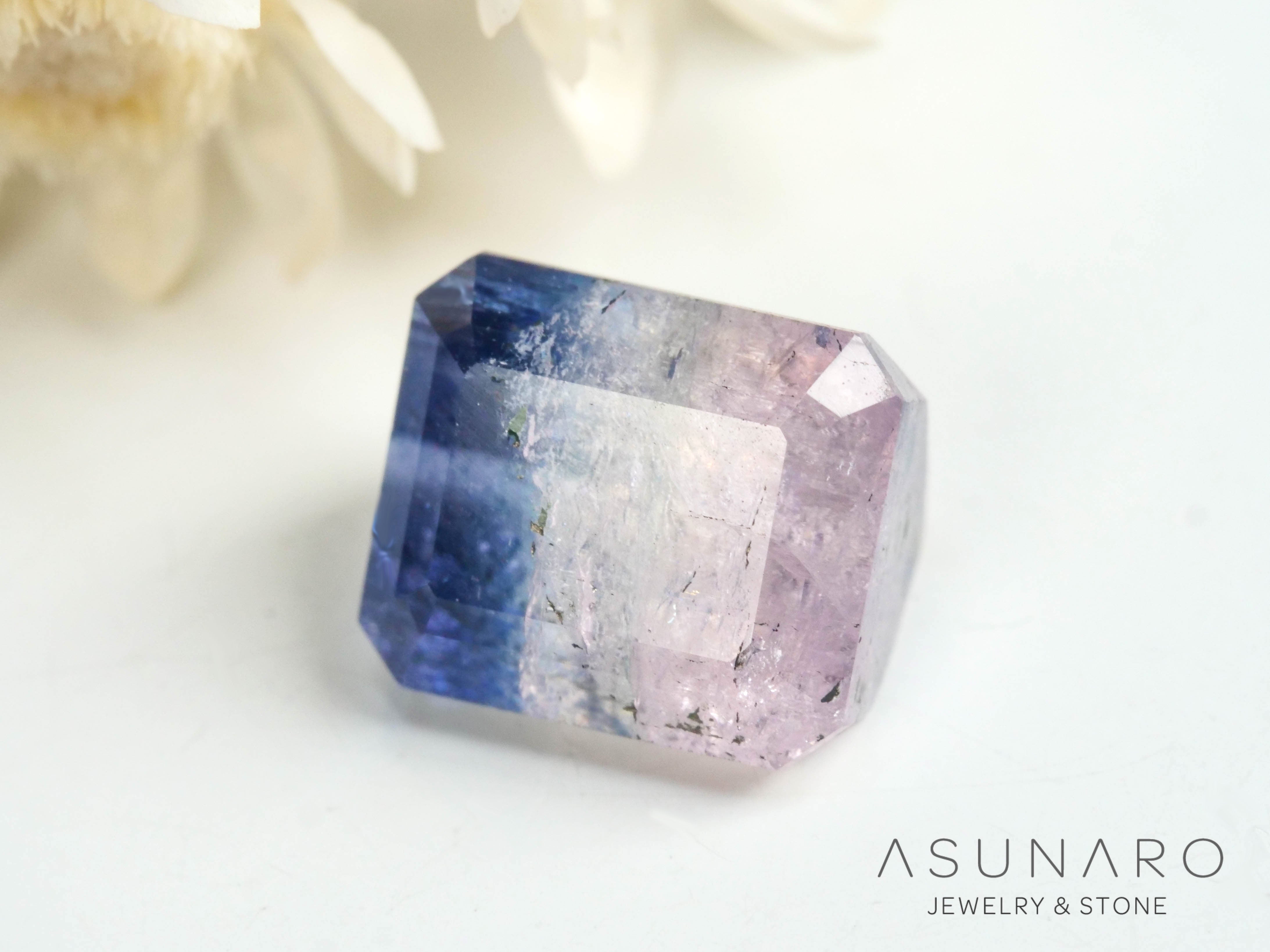 バイカラートルマリン エメラルドカット アフガニスタン産 1.67ct