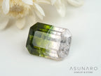 バイカラートルマリン　エメラルドカット　アフガニスタン産　1.33ct【250409-2859】