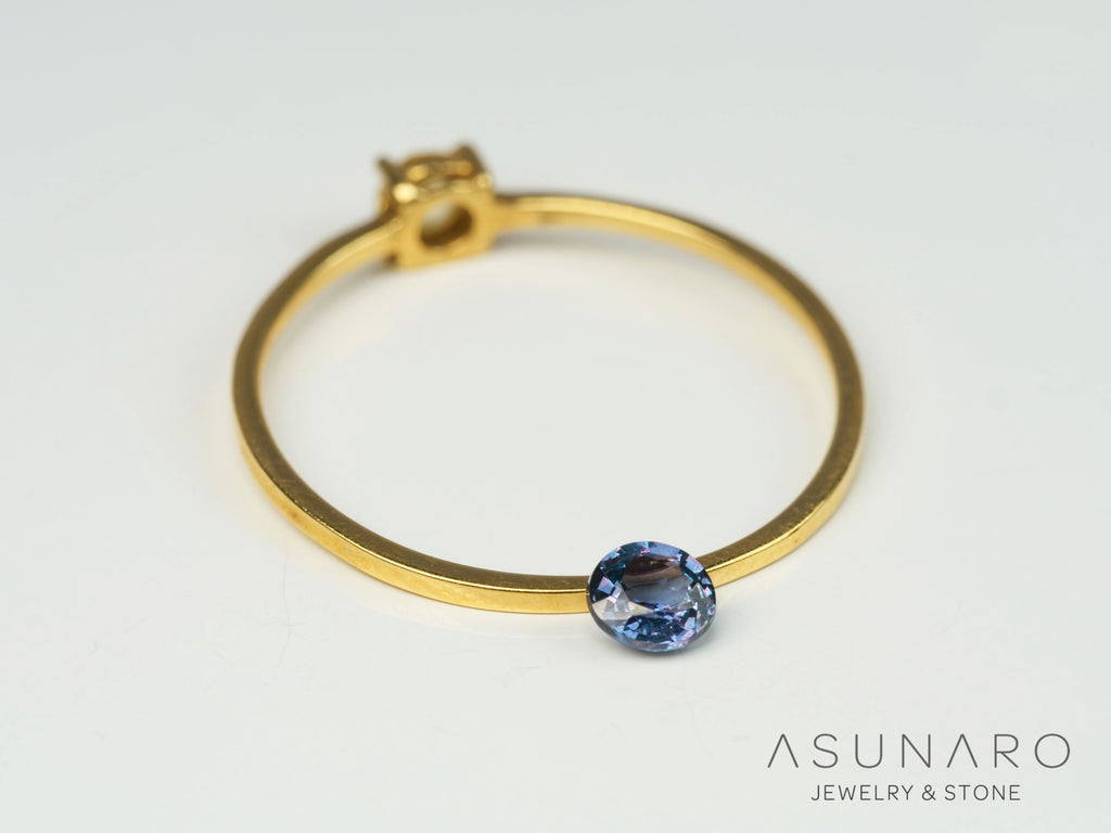 ベキリーブルーガーネット　オーバルカット　 マダガスカル産　0.20ct【250411-2931】