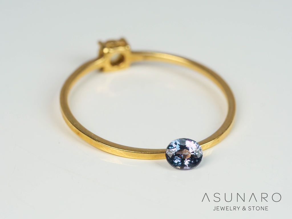 ベキリーブルーガーネット　オーバルカット　 マダガスカル産　0.22ct【250411-2935】