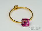 バイカラートルマリン　エメラルドカット　アフガニスタン産　0.95ct【250818-2866】