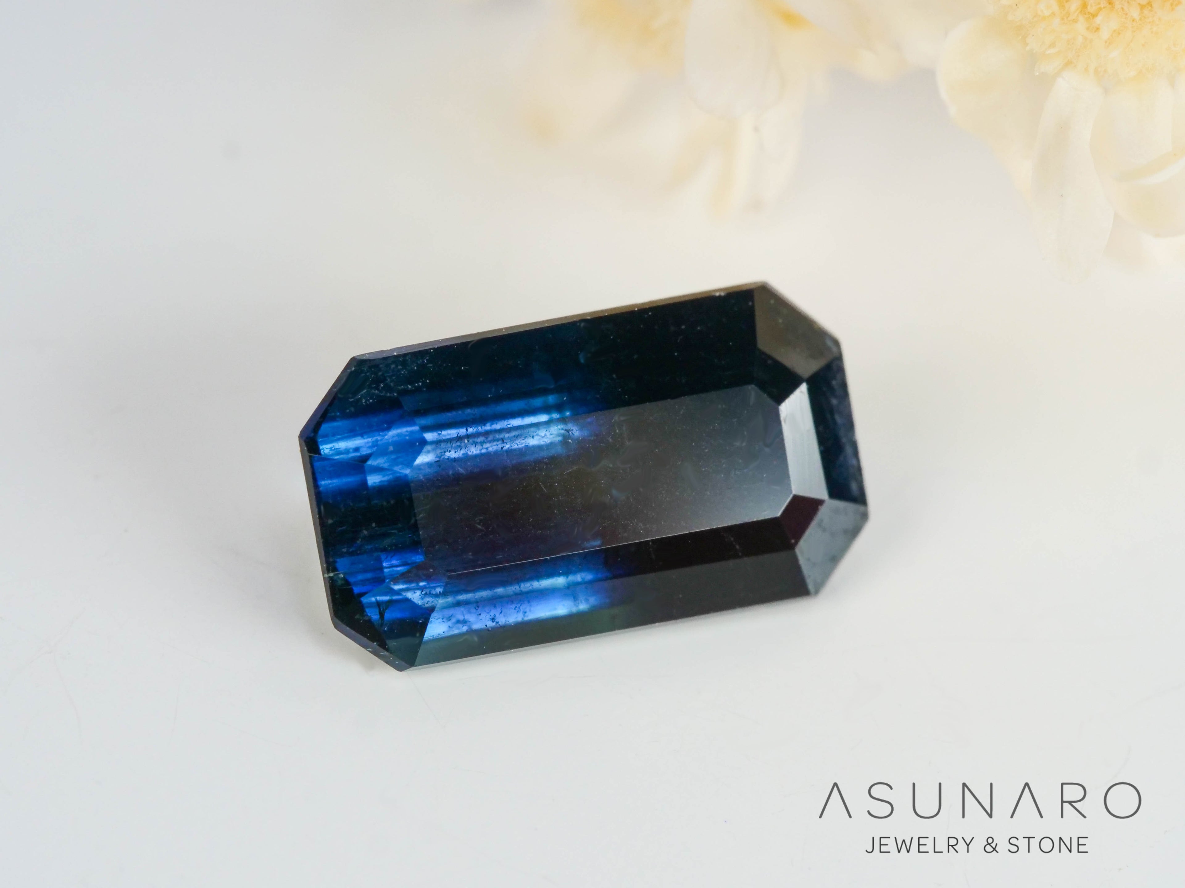 バイカラートルマリン　エメラルドカット　アフガニスタン産　1.84ct【250818-2870】