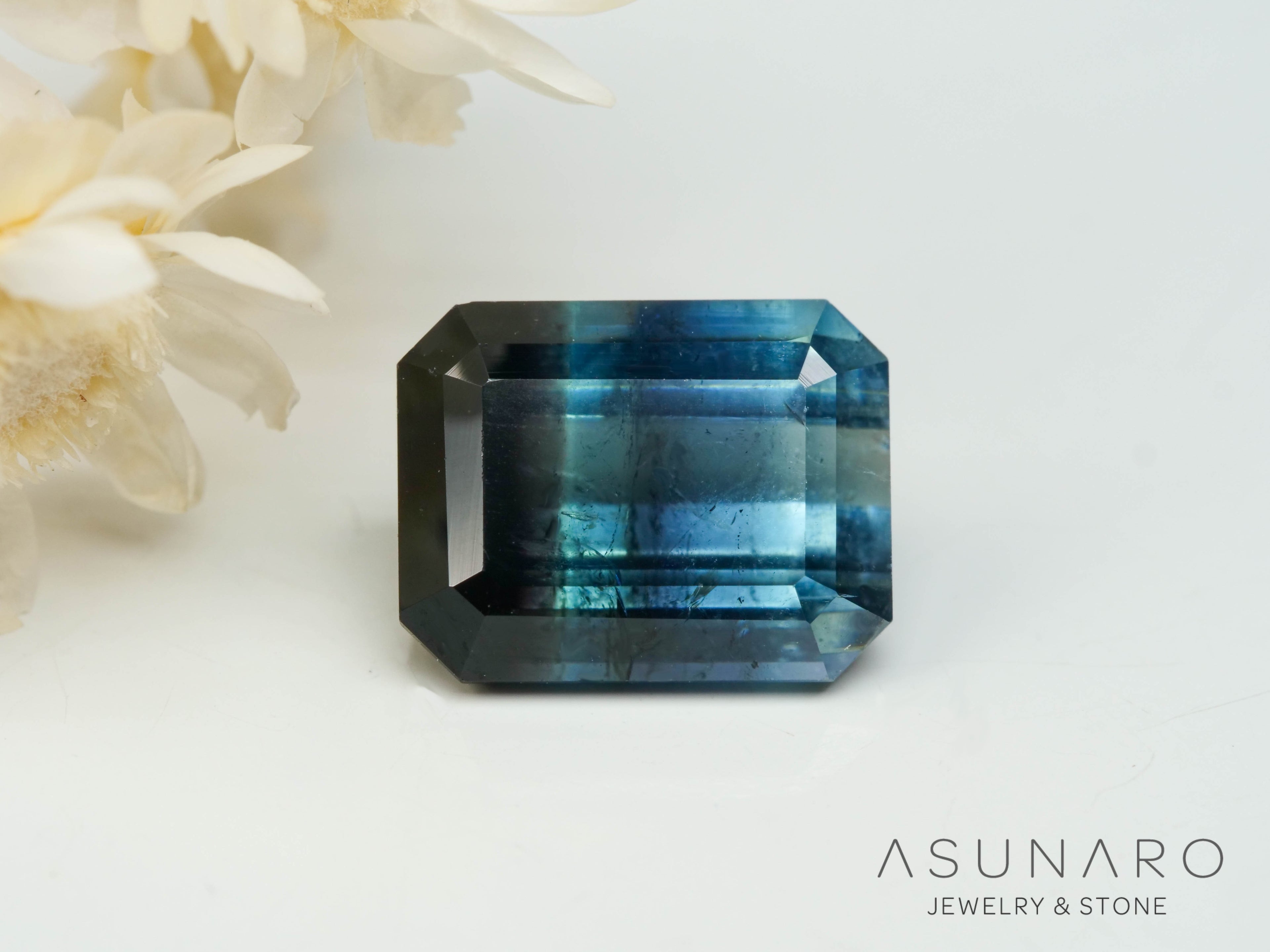 バイカラートルマリン　エメラルドカット　アフガニスタン産　2.23ct【250818-2873】