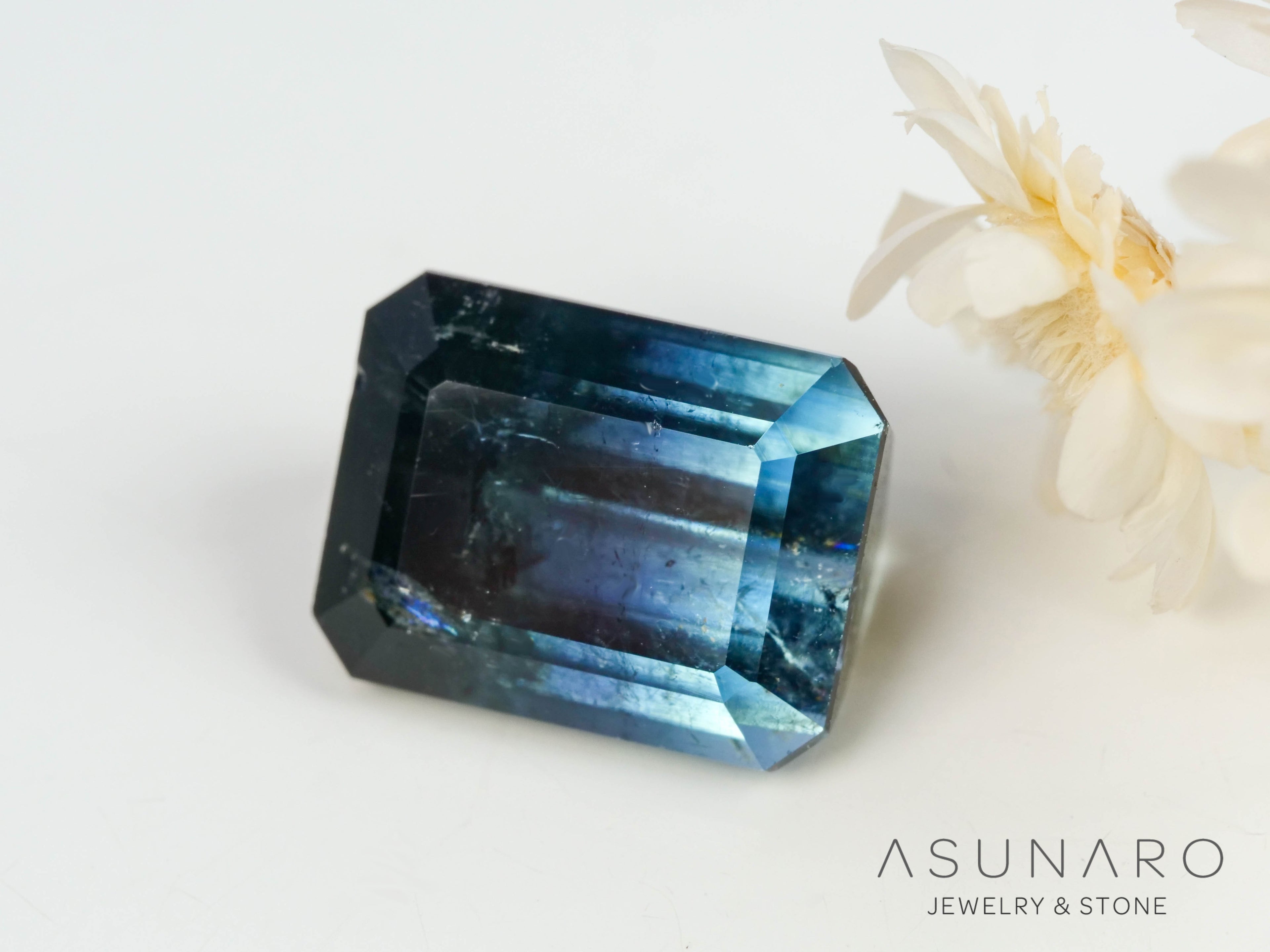 バイカラートルマリン　エメラルドカット　アフガニスタン産　4.04ct【250818-2874】