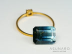バイカラートルマリン　エメラルドカット　アフガニスタン産　4.04ct【250818-2874】